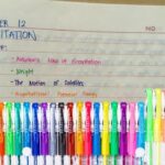 All 24 Colors in Gel Pen Set Essential for Student’s Notes