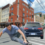 <strong>Freshman Patiently Waiting to Cross College Ave Gets Hit by Car Anyway</strong>