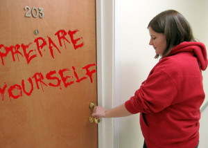 “Prepare Yourself” Scrawled in Blood on California Student’s Door