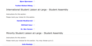 Ben Carson Mysteriously Appears on Student Assembly Ballot