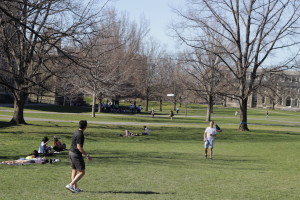 Oh Shit, John Going To Throw The Frisbee Overhand
