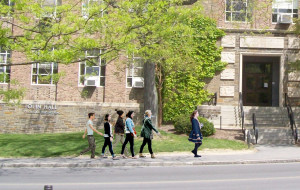 Newly Hatched Freshmen Imprint on First Upperclassman They See