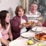 Politically Divided Family Exchanges Warm Fuzzies Over Last Slice of Pie
