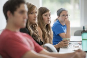 Forty-Two Uncomfortable Freshman Receive “The Talk” From Concerned RA