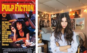 Rivalry Between Student and Uma Thurman on Roommate’s Pulp Fiction Poster Intensifies