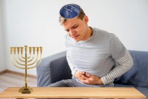 Jewish Student with Final During Hanukkah Develops Anxiety Stomachache That Burned for All Eight Nights