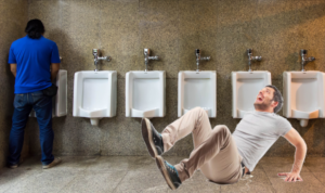 Targeted Harassment: Person is in Bathroom While I am Also in Bathroom