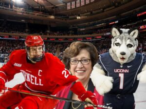 Martha Pollack Disappointed to Learn “Cornell Crushes Huskies” Headline Was In Reference to Hockey Game