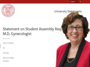 Cornell Administration Provides In-Depth Reasoning For Declining Reproductive Healthcare On Campus: “No.”