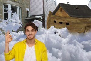 God Commands Frat Bro to Build An Ark before Darty Foam Floods Collegetown