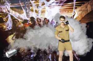 “Hey Why is That Guy in the Cop Costume Using Tear Gas on Innocent Civilians?” Frat Doorman Realizes He Messed Up Big Time