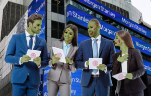 Hordes of Soulless Undead Converge at Morgan Stanley Networking Session