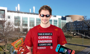 Guy Wearing “This Is What a Cornell Engineer Looks Like” Shirt Definitely Didn’t Need to Clarify