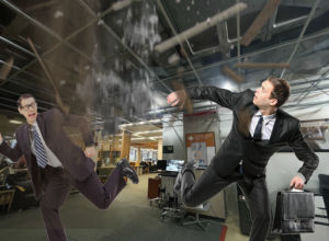 Insufferable Coffee Chat Terminated By Collapse of Olin Library Ceiling