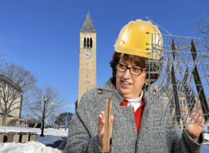 Martha Pollack, Giggling Uncontrollably, Orders Clock Tower Re-Reconstruction