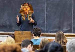 “Let My People Go”: Pharaonic Professor Still Lecturing Three Minutes After Class Ended
