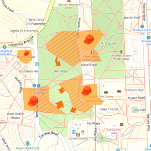 Construction Workers Declare Occupation Of Libe Slope As Clock Tower Fences Expand Into New Territory