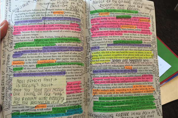 Pre-Annotated Library Book Tells Student Exactly What Important