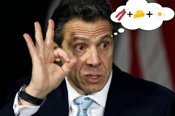 cuomo dreams of bacon egg and cheese